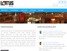 Tablet Screenshot of lotuskitap.com